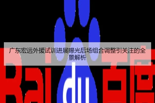 广东宏远外援试训进展曝光后场组合调整引关注的全景解析